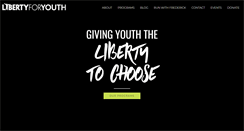 Desktop Screenshot of libertyforyouth.org